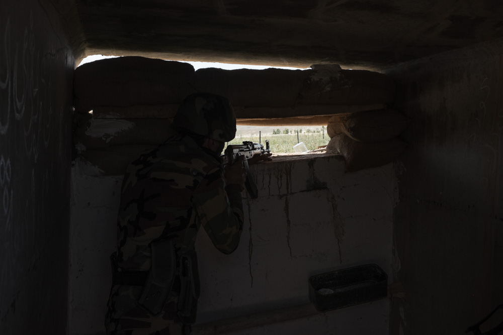 Peshmerga offensive during the liberation of the Turkmen village of Bashir, southern Kirkuk Province, April 30, 2016. (Photo: Kurdistan24/Alexandre Afonso)